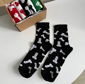 Мужские молодежные носки высокие демисезонные чорные 39 - 44 размер - Фото 1