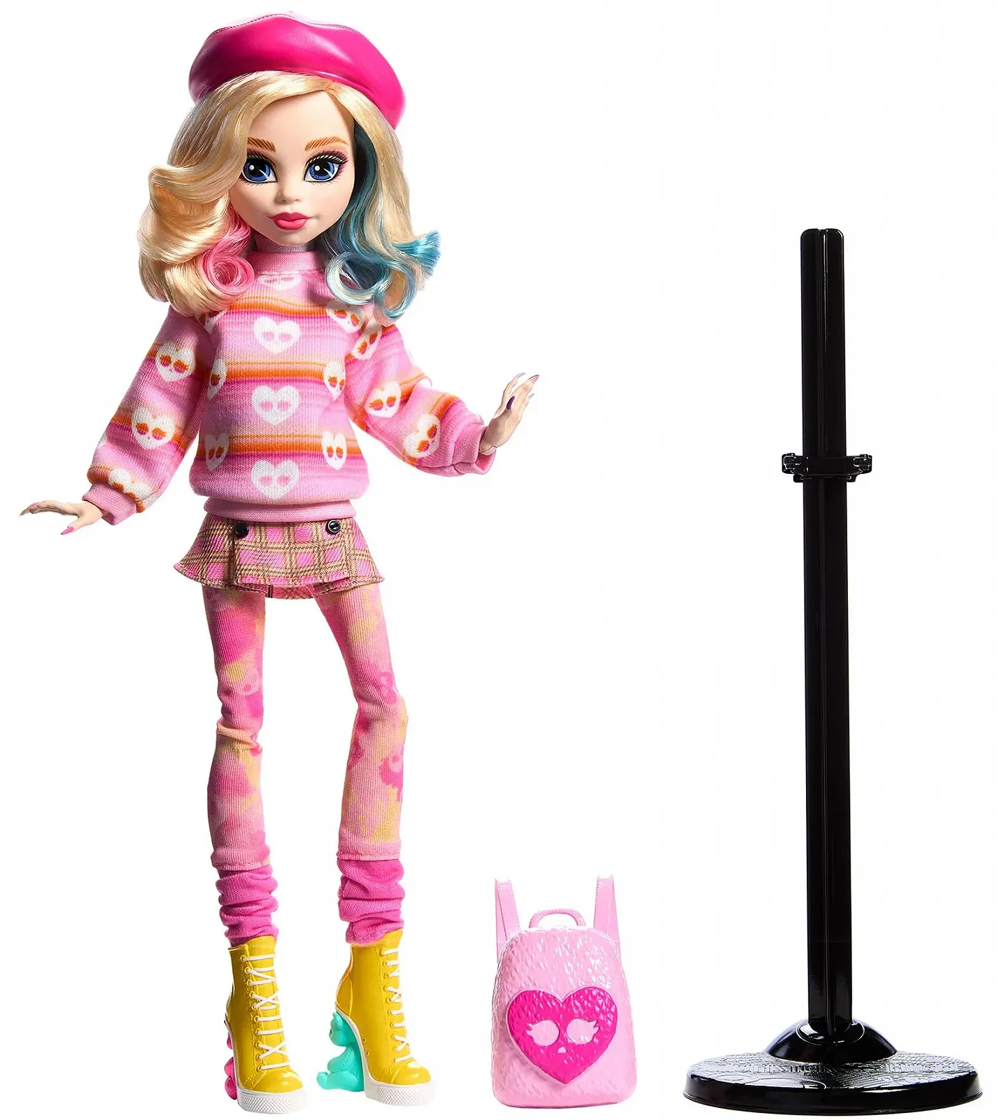 Колекційна лялька Monster High x Wednesday HXJ05 / Enid Sinclair / З аксесуарами та підставкою, фото №6