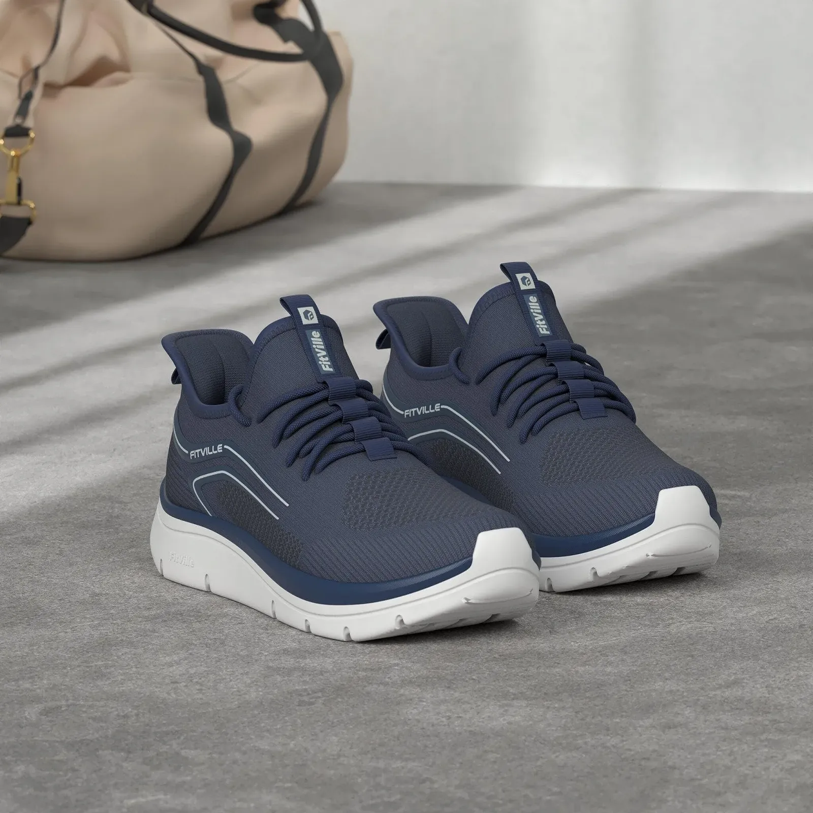 Кросівки FitVille Чоловічі діабетичні надширокі на липучках, фото №2 Кросівки FitVille Чоловічі діабетичні надширокі на липучках, фото №2