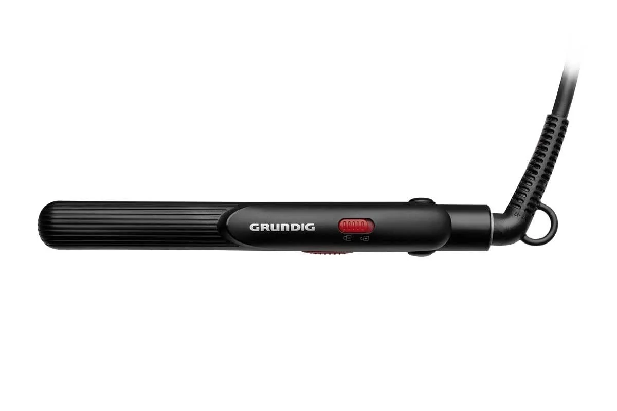 Мини-выпрямитель для волос GRUNDIG HS 2030 турмалиновое керамическое покрытие 200°C для путешествий черный, фото №5 Мини-выпрямитель для волос GRUNDIG HS 2030 турмалиновое керамическое покрытие 200°C для путешествий черный, фото №5