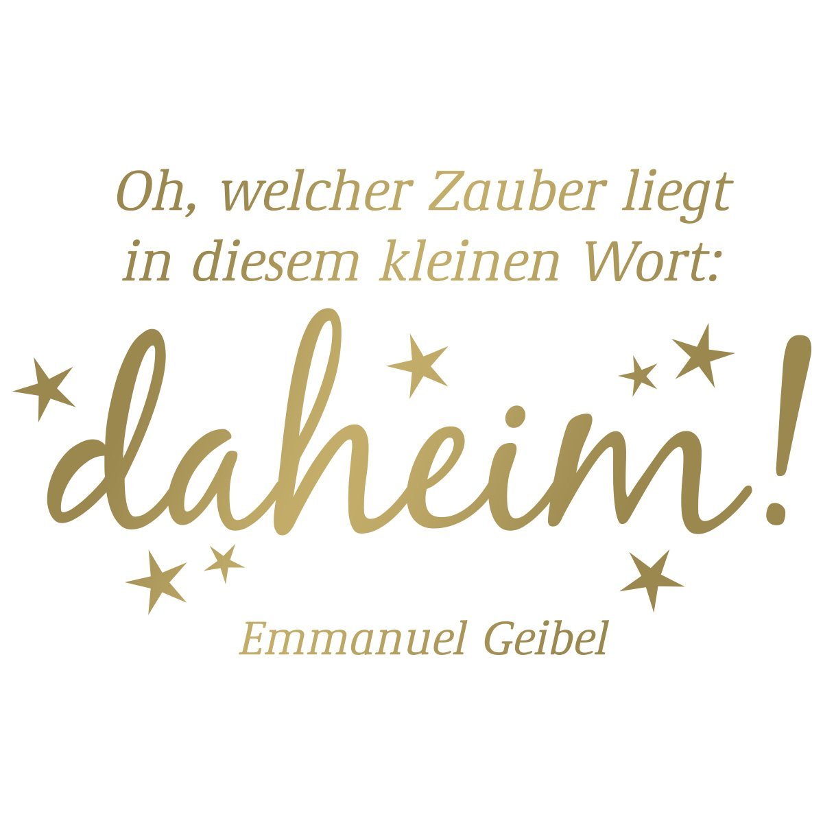 Наклейка на стіну Wandkings Emmanuel GEIBEL At Home 50 x 30 см, фото №3