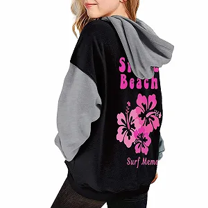 Худі для дівчинки Оверсайз Довгий рукав - Фото 1