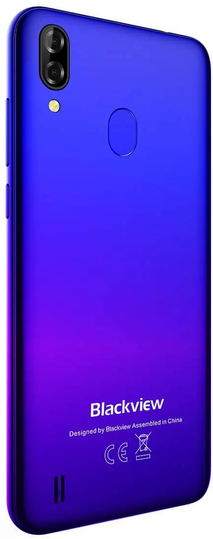 Смартфон 6.1" Blackview A60 Plus 4/64Gb  4G 2SIM 8/5Мп 4 ядер Android 10 Gradient Blue, фото №3