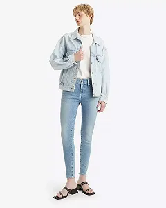 Женские джинсы Levis - 711 Double Button Blue Wave Light - 28 - Фото 1