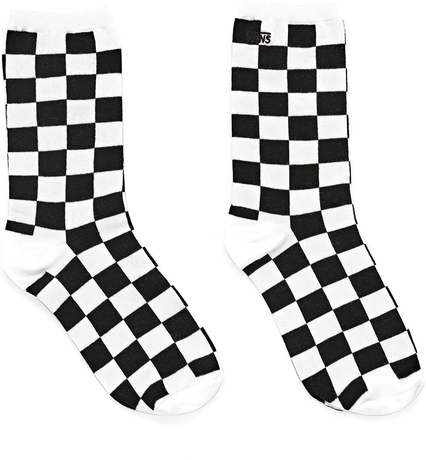 Шкарпетки Vans Ticker жіночі Crew Socks, Black Checkboard, фото №2