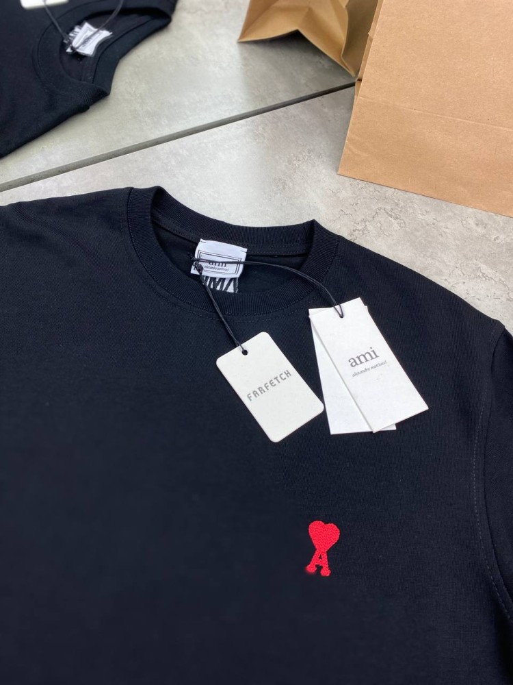 Футболка Ami De Coeur чёрная f585, фото №5 Футболка Ami De Coeur чёрная f585, фото №5