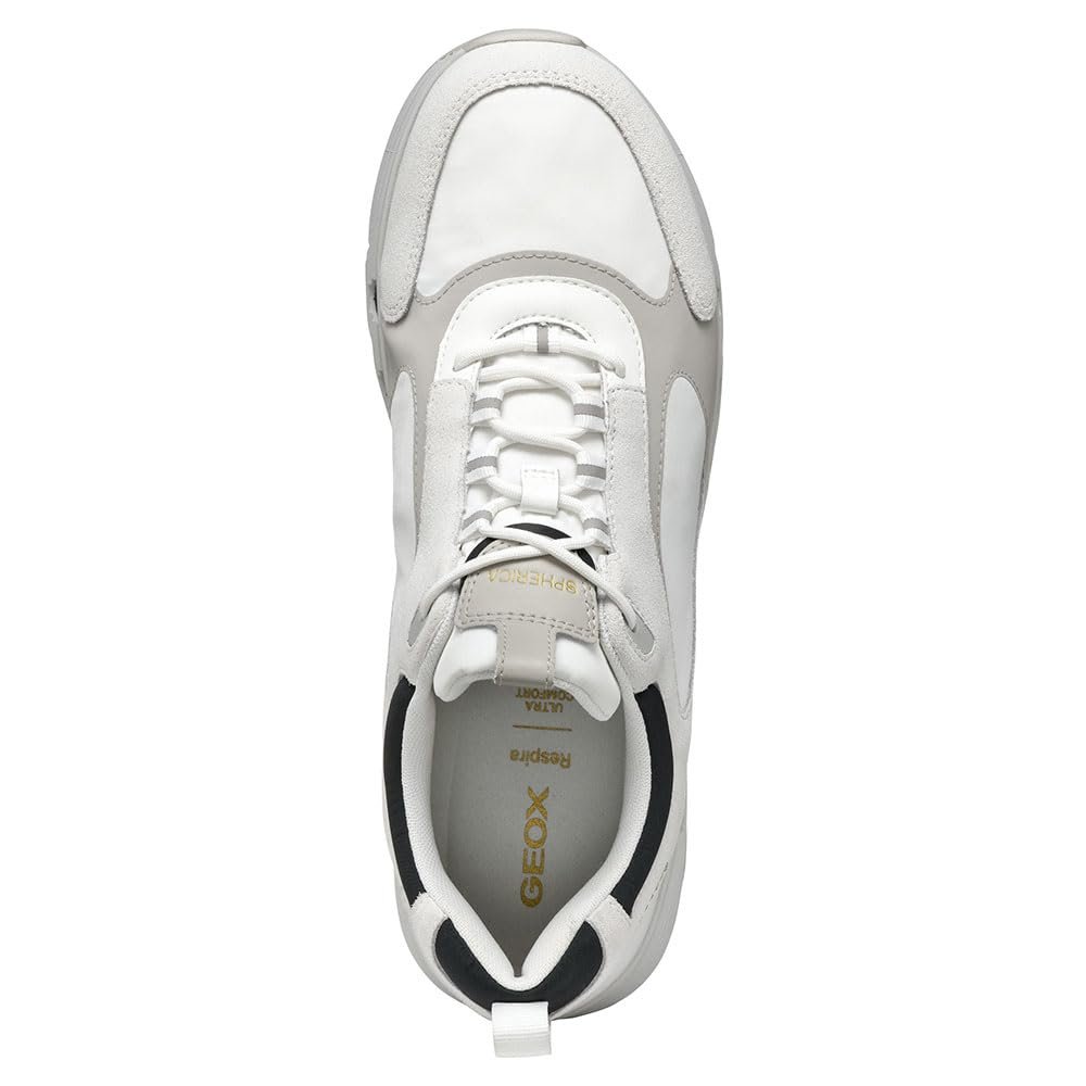 Кроссовки Geox SPHERICA ECUB Белый замша, фото №4 Кроссовки Geox SPHERICA ECUB Белый замша, фото №4