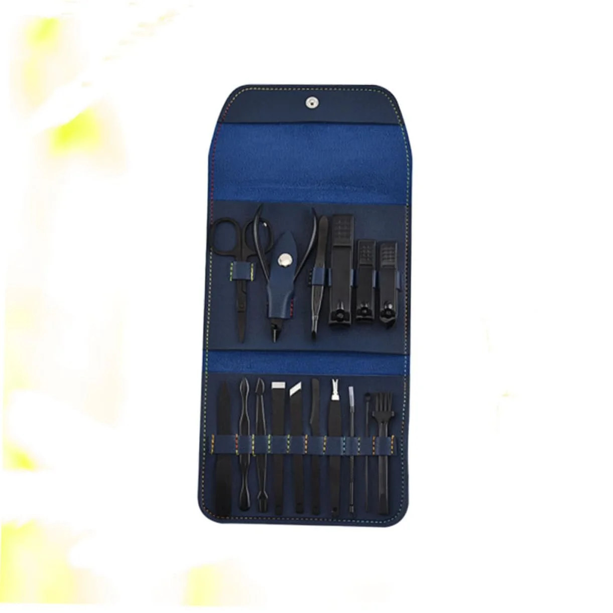 Набор для маникюра PACKOVE 16 предметов, синий, фото №3 Набор для маникюра PACKOVE 16 предметов, синий, фото №3