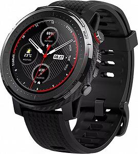 Смарт-годинник Amazfit Stratos 3 34 мм / GPS / Wi-Fi / Bluetooth 5.0 / Вологозахист 5 АТМ / Black (A1929) synthetic.ua - Фото 1
