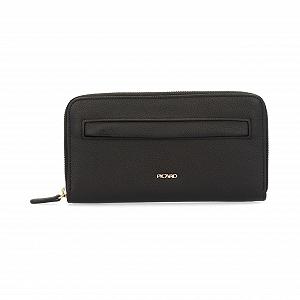 Кошелек Picard Stash Женский Из натуральной кожи Большой на молнии Для ежедневного использования Для выхода в свет, черный - Фото 1