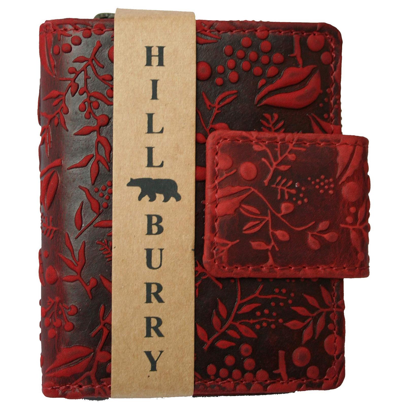 Гаманець Hill Burry з RFID захистом Шкіряний Жіночий Довгий Червоний, фото №9