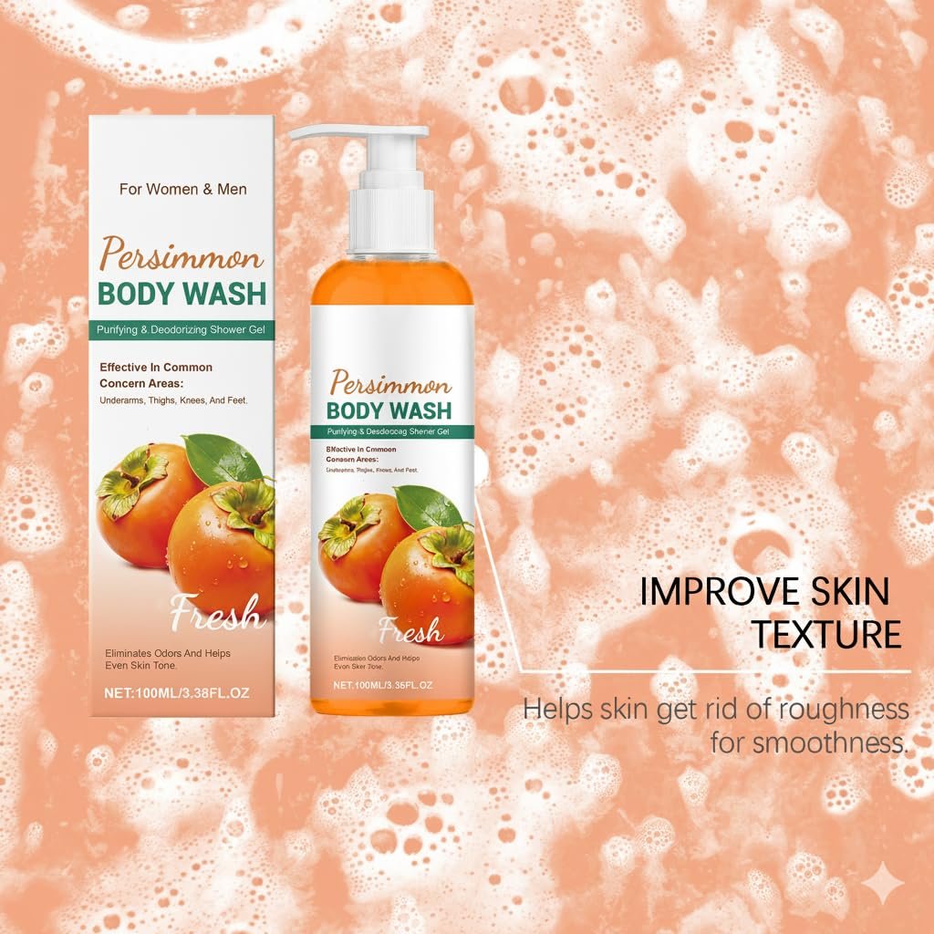 Гель для душу Kaki Body Odour Remover з екстрактом хурми дезодоруючий 1 шт., фото №5 Гель для душу Kaki Body Odour Remover з екстрактом хурми дезодоруючий 1 шт., фото №5