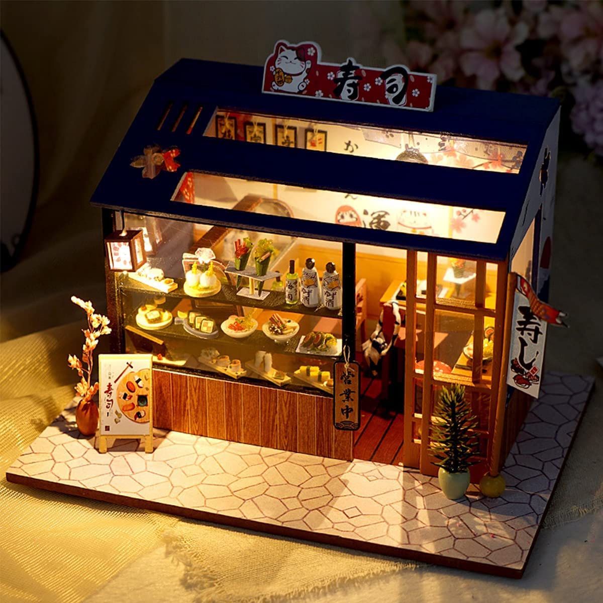 Конструктор DIY Miniature Dollhouse Kit 3D Wooden Dollhouse with Furniture Масштаб 1:24 Idea Happy Time (TD35), фото №6