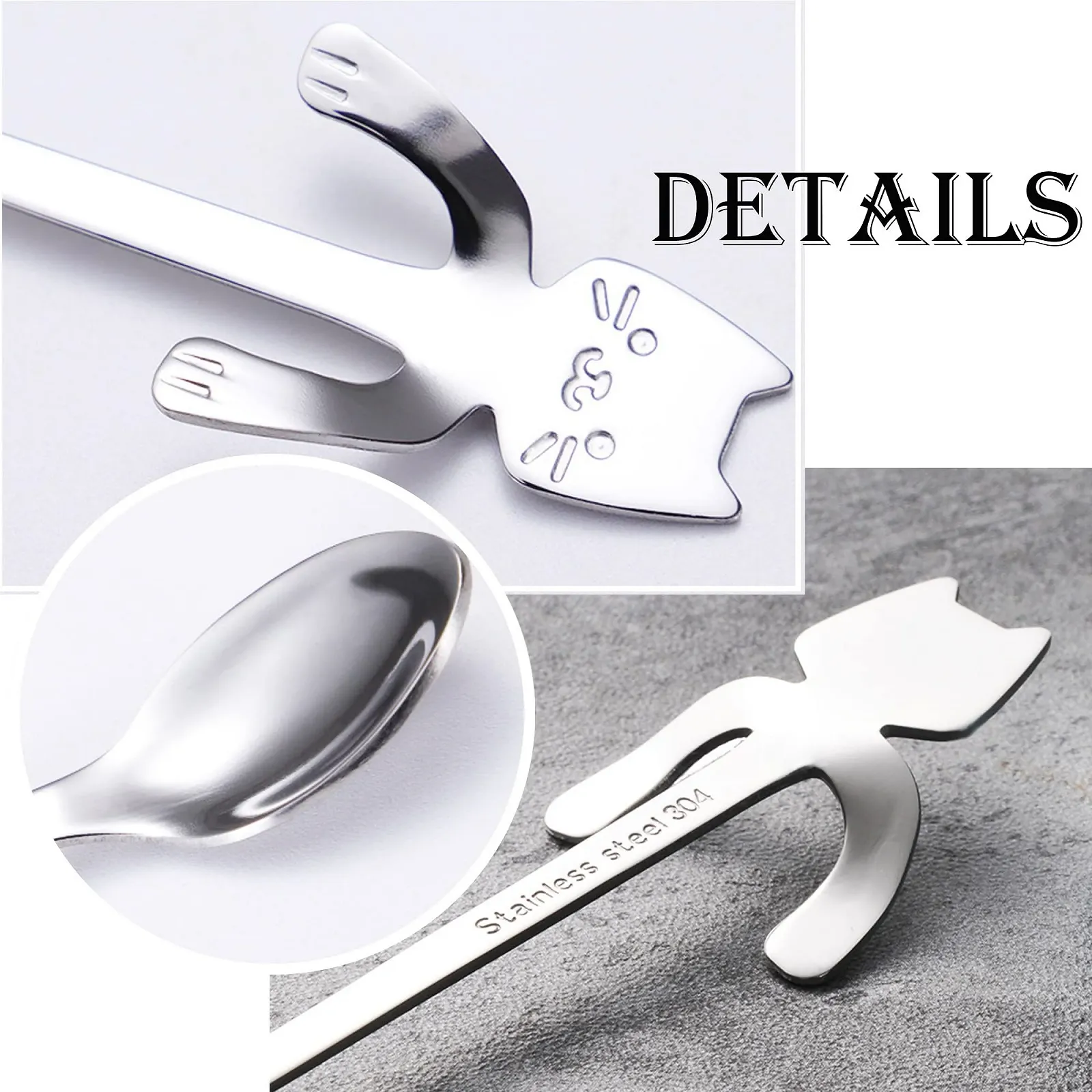 Ложка Кофейная Набор из нержавеющей стали Набор ложек Кофейная ложка, фото №4