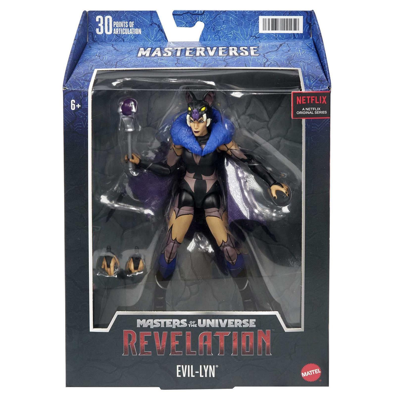 Фігурка Evil-Lyn Masters of the Universe Masterverse Sorceress, 18 см, 30 точок руху, аксесуари, фото №6