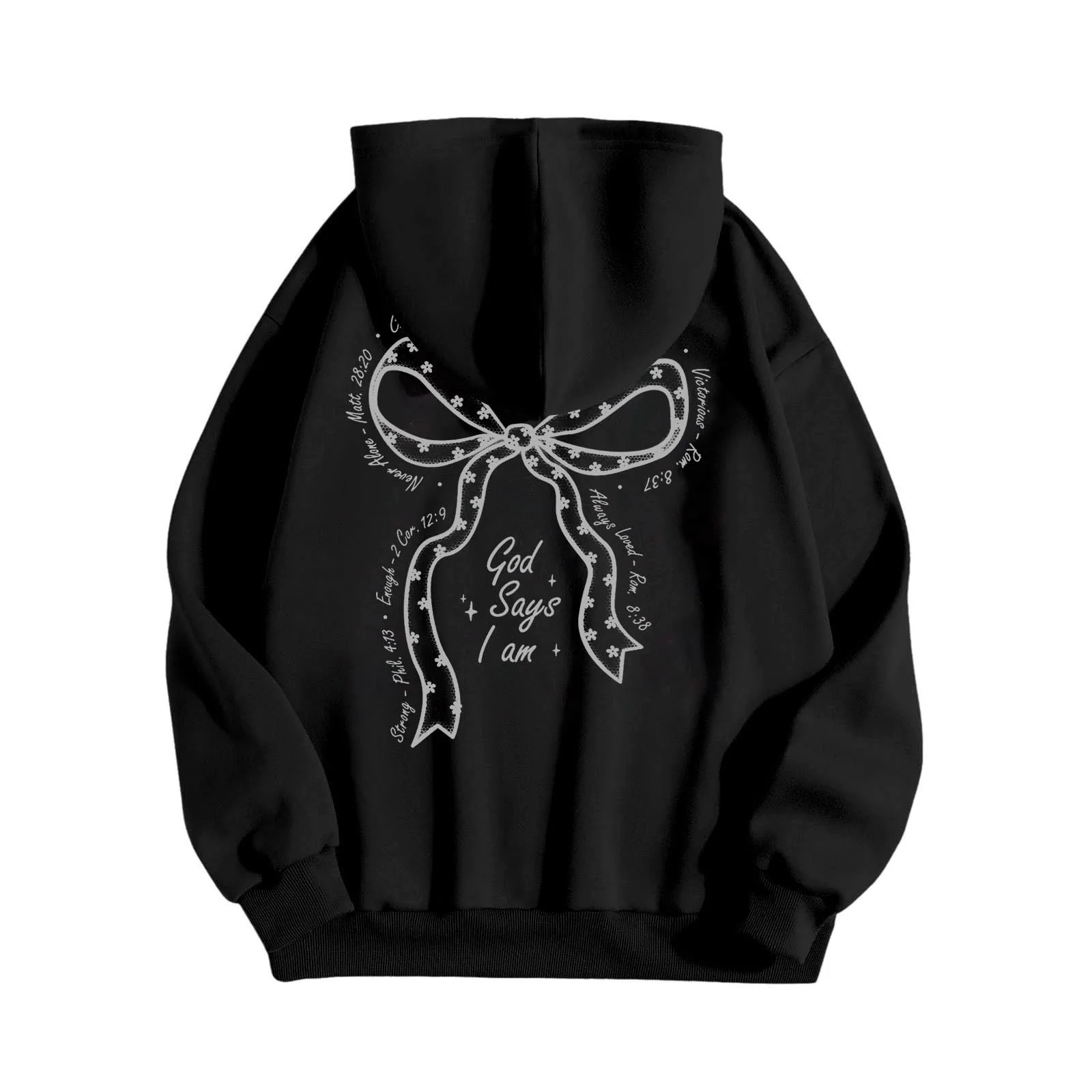 Худі XIAOYUER Вільний крій Квіти Принт, фото №5 Худі XIAOYUER Вільний крій Квіти Принт, фото №5