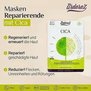 Зволожуюча тканинна маска для обличчя Ardaraz CICA Centella Asiatica synthetic.ua - Фото 1