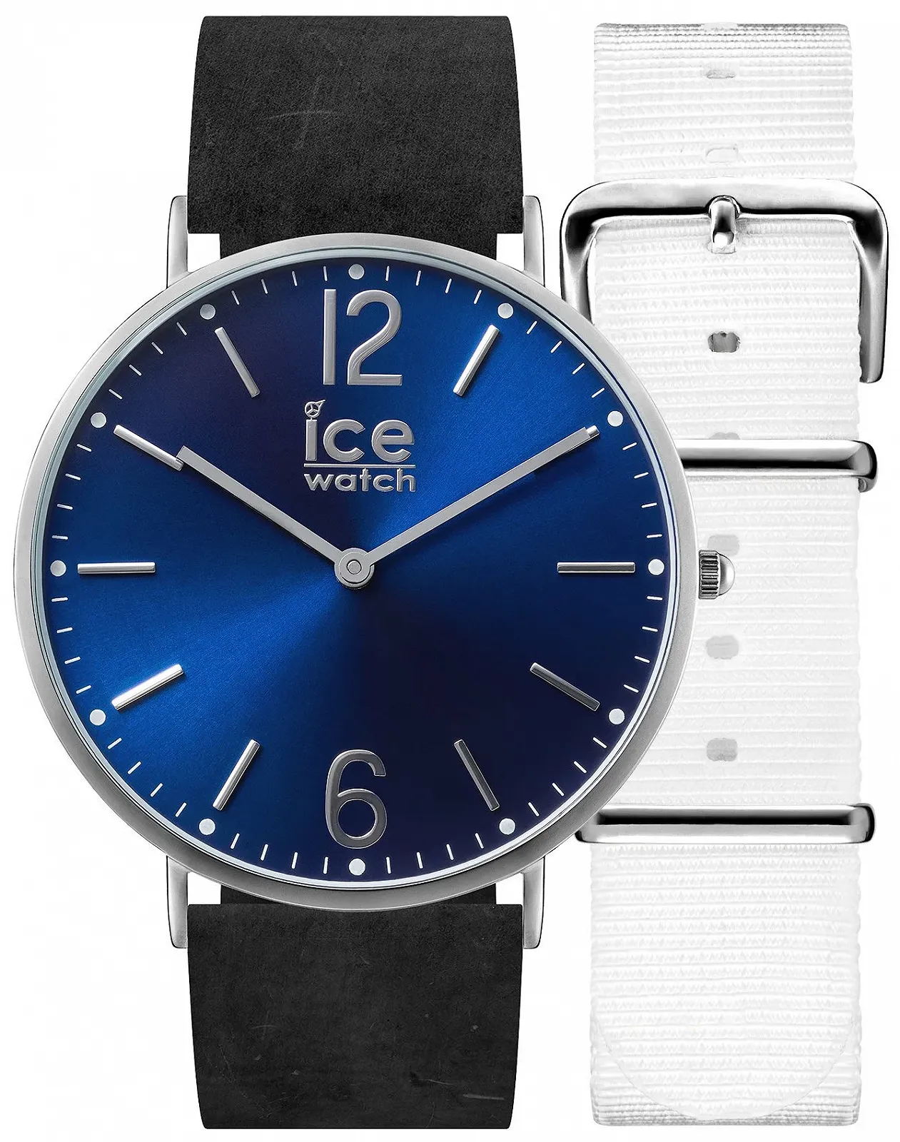Годинник Ice-Watch CITY Norwich Чоловічий (Унісекс) Ремінець шкіряний + додатковий ремінець нейлоновий 001371 Середній, фото №1 Годинник Ice-Watch CITY Norwich Чоловічий (Унісекс) Ремінець шкіряний + додатковий ремінець нейлоновий 001371 Середній, фото №1