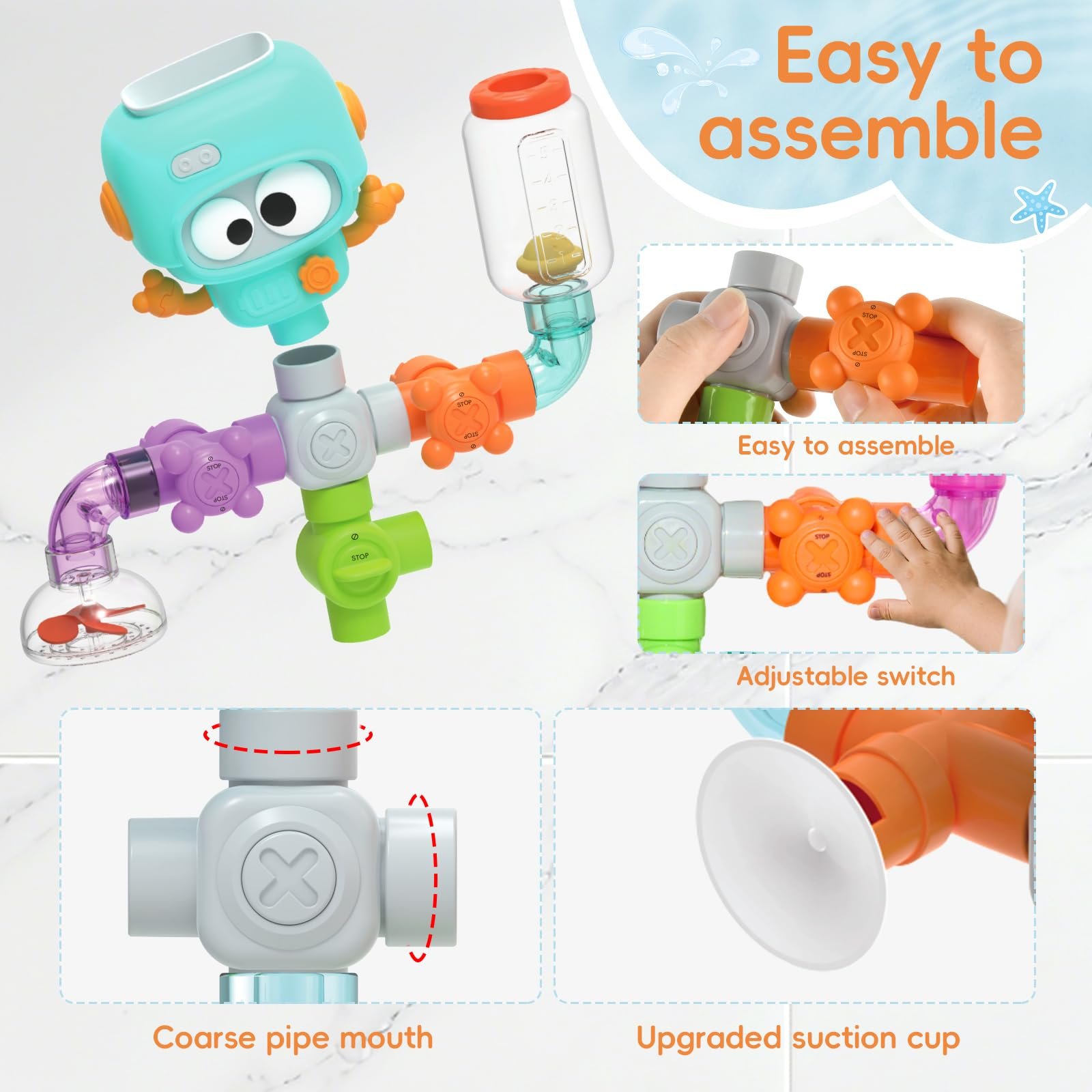 Игрушка для ванной STEM Construction, фото №4