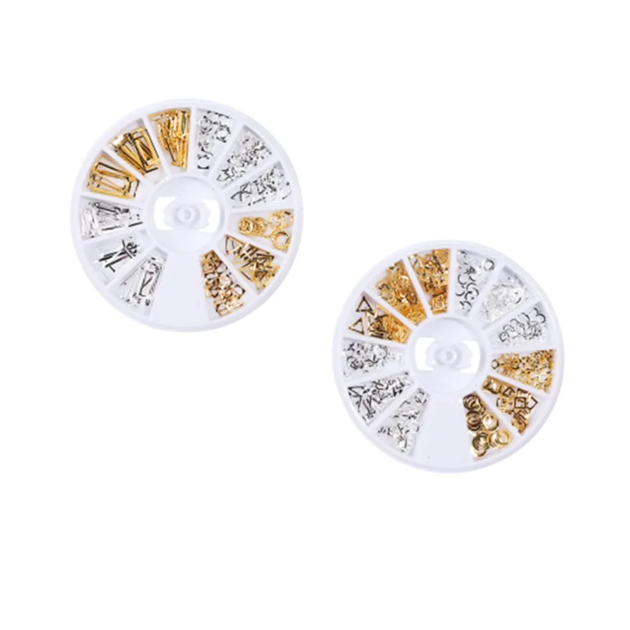 Заклепки Healeved 4 коробки для манікюру, золоті прикраси, 3D, фото №5 Заклепки Healeved 4 коробки для манікюру, золоті прикраси, 3D, фото №5