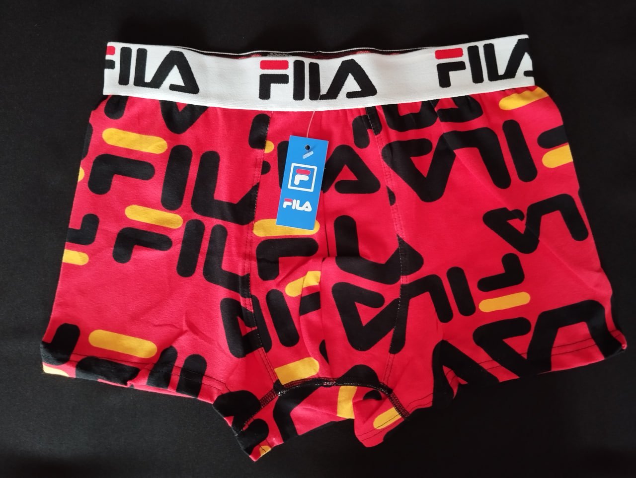 Чоловічі червоні труси боксери Fila, фото №1 Чоловічі червоні труси боксери Fila, фото №1
