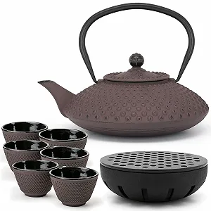 Чайник-заварник Чавунний Bredemeijer Asia 1.25 літра Фіолетовий - Фото 1