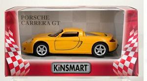 Машинка KINSMART Porsche Carrera GT желтая [tsi115465-TSI] synthetic.ua - Фото 1