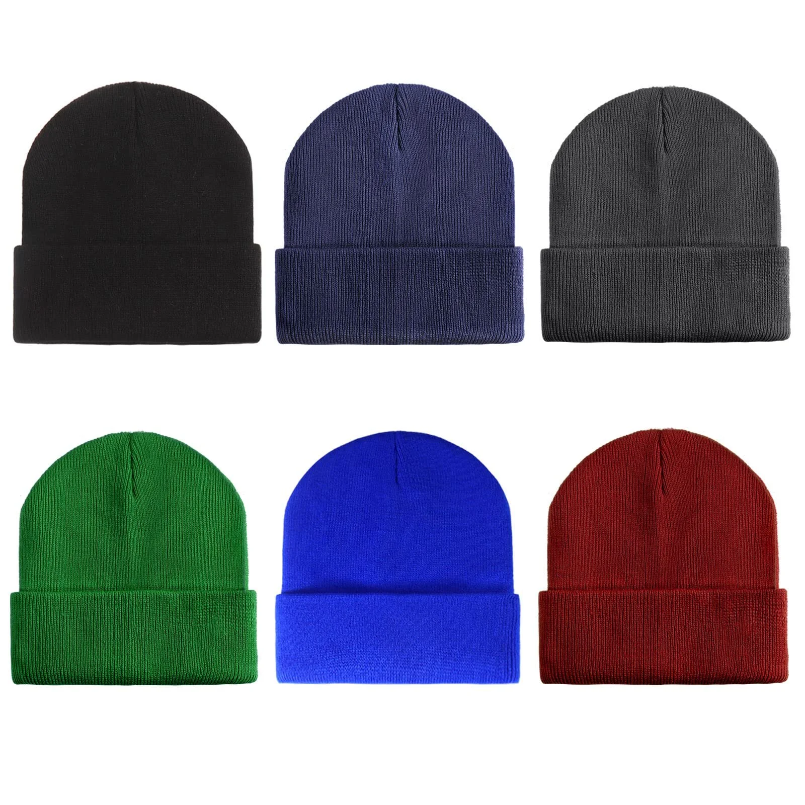 Шапка-біні Geebuzz для дітей, 6 шт., кольорові, теплі, еластичні, в'язані, унісекс, для зими та осені, фото №1 Шапка-біні Geebuzz для дітей, 6 шт., кольорові, теплі, еластичні, в'язані, унісекс, для зими та осені, фото №1