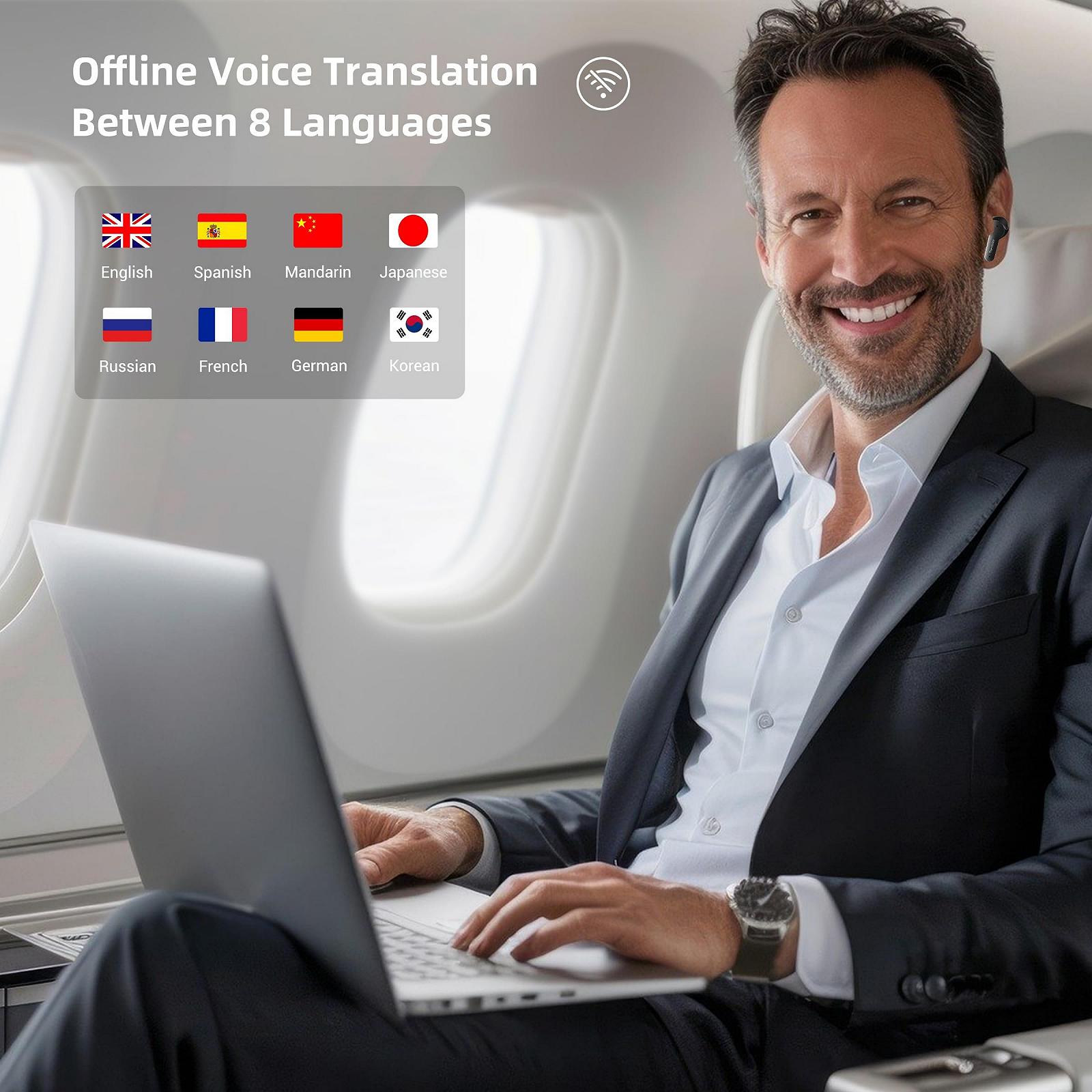 Офлайн Переводчик Наушники M3 Черный Мгновенный, фото №4 Офлайн Переводчик Наушники M3 Черный Мгновенный, фото №4