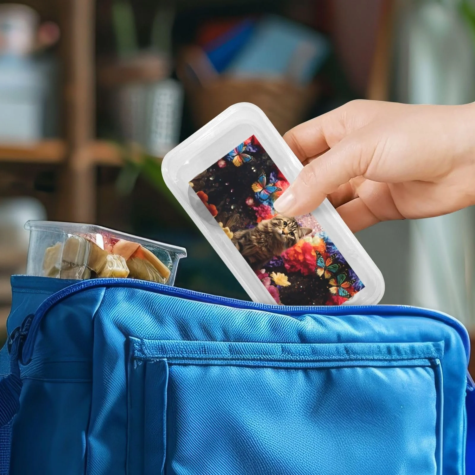 Набір дитячих столових приборів з трьох предметів Kittens in The Flowers Bedrucktes, фото №7 Набір дитячих столових приборів з трьох предметів Kittens in The Flowers Bedrucktes, фото №7