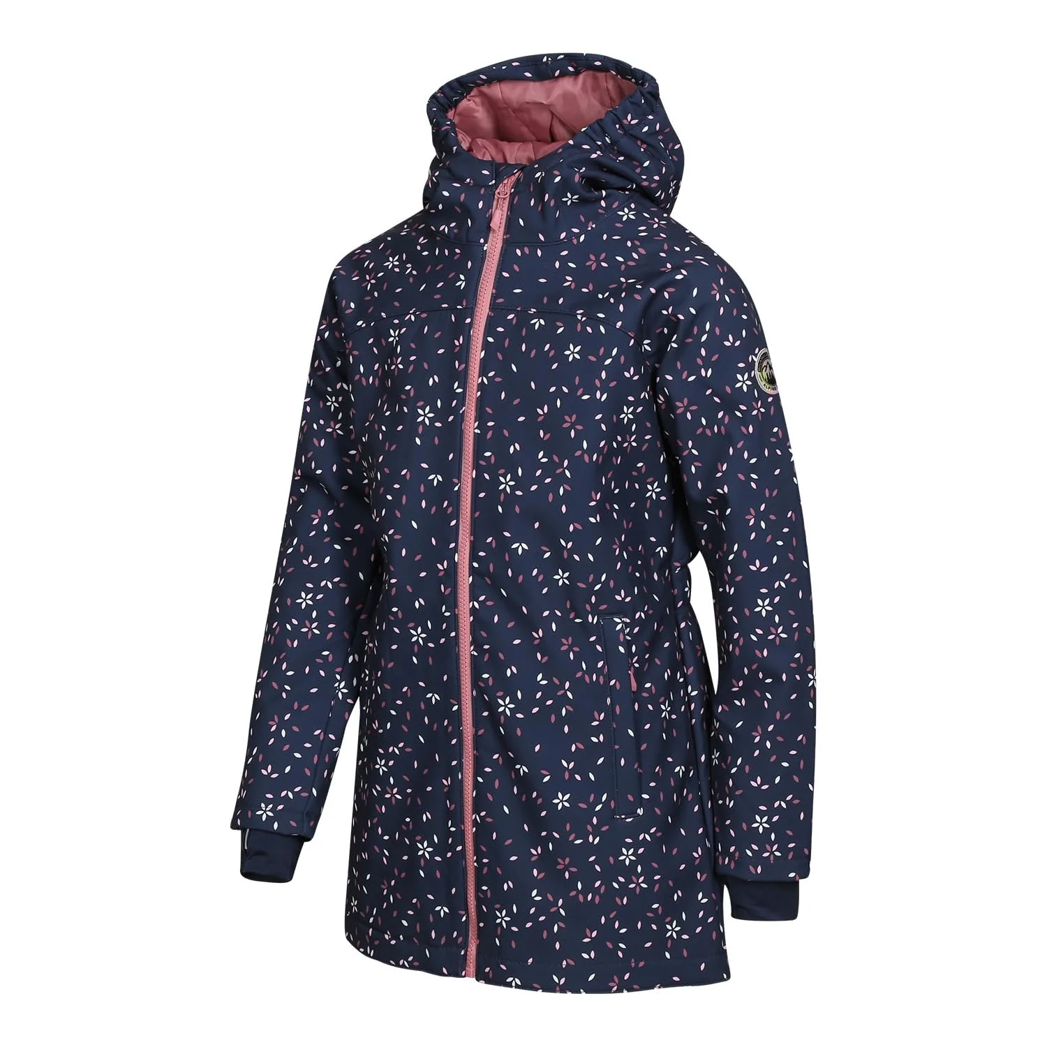 Детская зимняя куртка софтшелл Alpine Pro Ilemo с капюшоном, утепленная, водонепроницаемая, дышащая и очень теплая куртка со светоотражающими элементами, фото №2