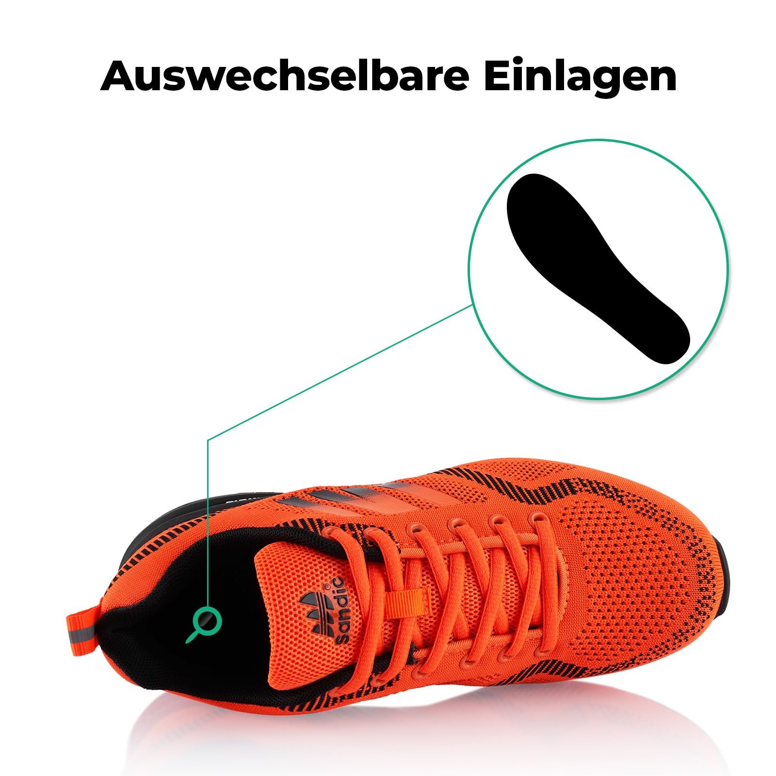 Кроссовки Fusskleidung® для хайкинга, женские и мужские, удобные для трейлраннинга и треккинга, фото №5