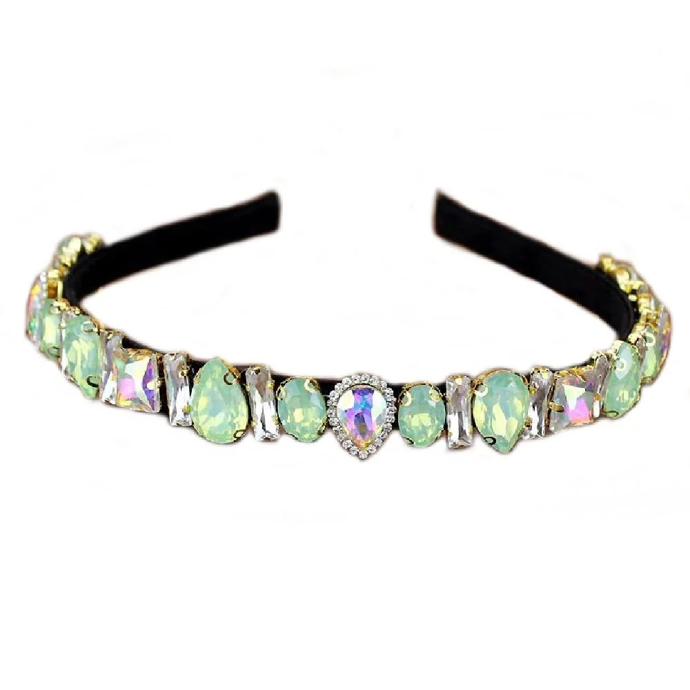 Жіночий обруч Turbo Elegant Ceremony Party Dots Velvet Silk Brillabenny Неоновий Зелений, фото №1 Жіночий обруч Turbo Elegant Ceremony Party Dots Velvet Silk Brillabenny Неоновий Зелений, фото №1