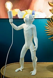 Настільна лампа Dmora Bojano 26 x 34 x 55 см Біла - Фото 1