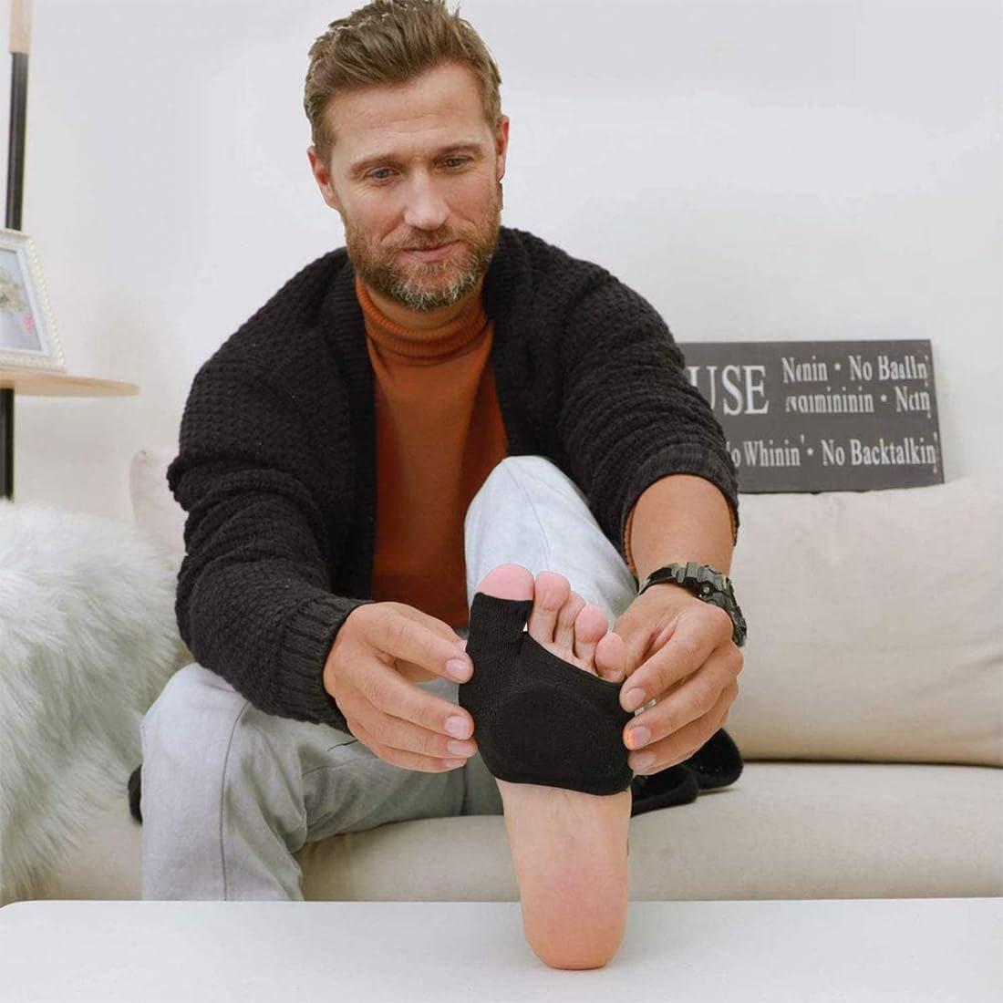 Шкарпетки Valgus, 1 пара, для корекції Hallux Valgus, бандаж Hallux Valgus, фото №6