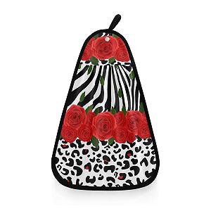 Підвісний рушник Leopard Zebra Print Rose 42 x 31 см різнокольоровий - Фото 1