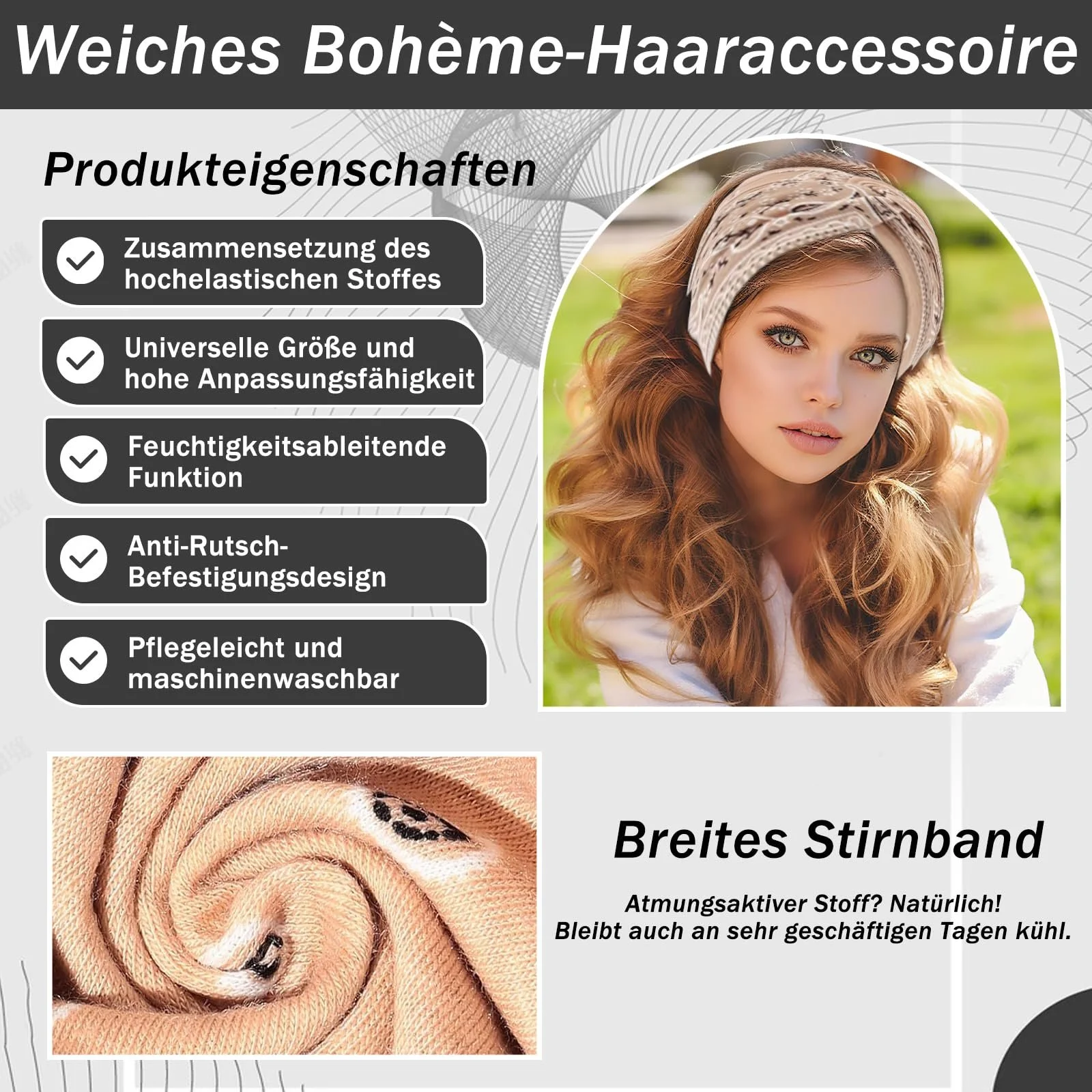 Набір пов'язок для волосся жіночих, фото №4