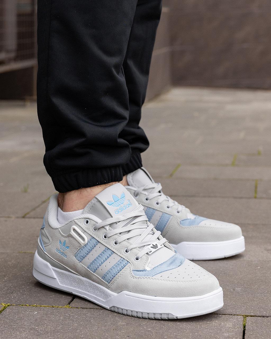 Кроссовки мужские серые Adidas Forum Low летние спортивные кроссы адидас удобные замшевые кеды на лето, фото №2 Кроссовки мужские серые Adidas Forum Low летние спортивные кроссы адидас удобные замшевые кеды на лето, фото №2