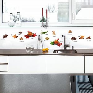 Наклейки на стену Eurographics Spice Collection 25 x 35 см бумажные цветные 35 x 25 x 0,4 см synthetic.ua - Фото 1