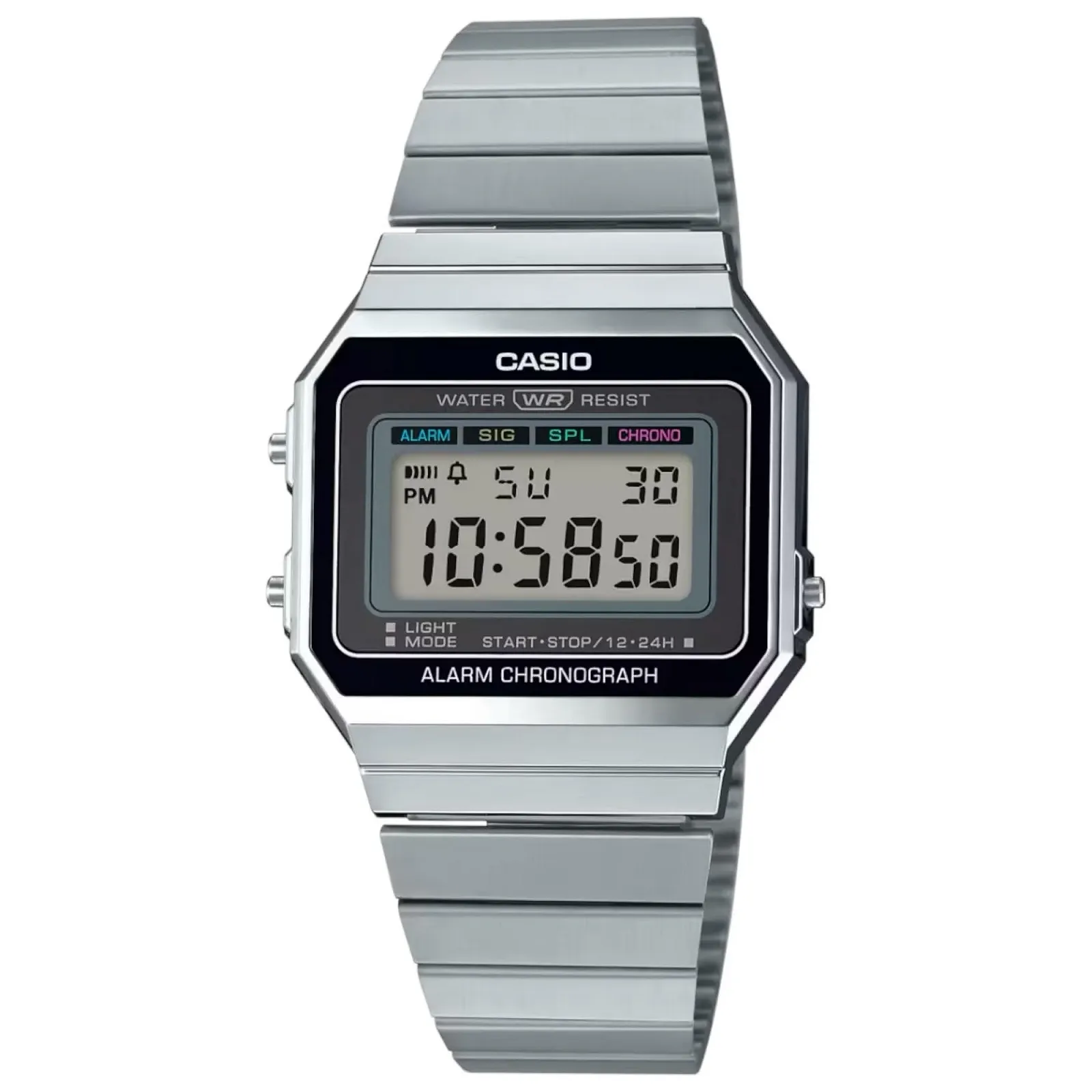 Унисекс Часы Casio Vintage A700W-1Adf, серебряный, Браслет, фото №1 Унисекс Часы Casio Vintage A700W-1Adf, серебряный, Браслет, фото №1