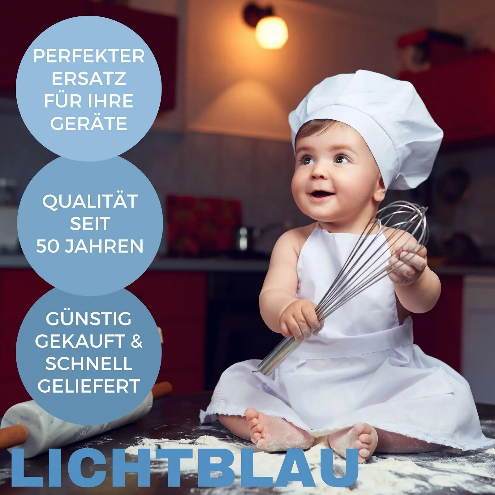 Миска для змішування Lichtblau MUZ5KR1 MUM5 3.9 л пластик Білий, фото №5 Миска для змішування Lichtblau MUZ5KR1 MUM5 3.9 л пластик Білий, фото №5