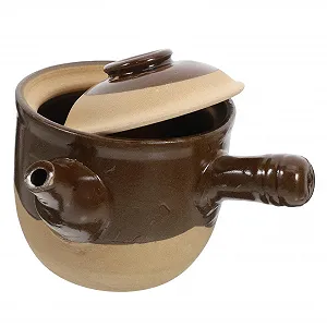 Кастрюля керамическая для заваривания лечебных трав традиционная китайская для газовых и электрических плит мультифункциональная - Фото 1