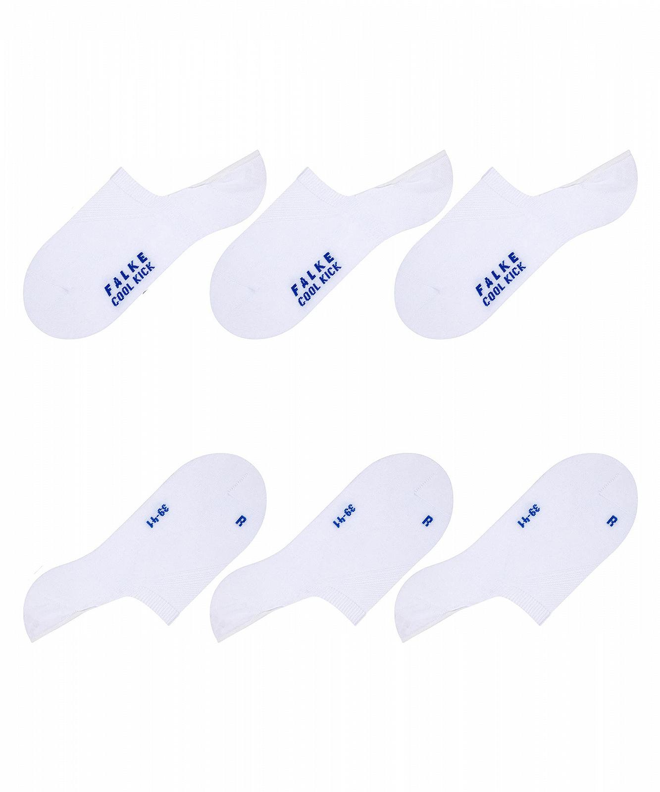 Носки FALKE Cool Kick Invisible 3-Pack U IN, белые, размер 42-43 (3 пары), фото №6