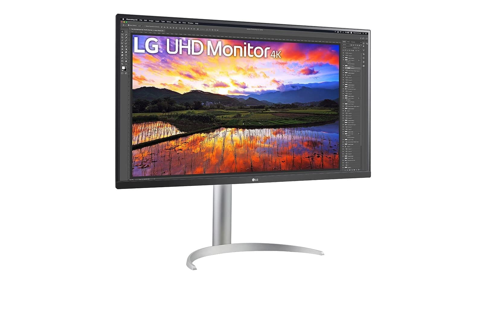 Монитор LG 32UP55NP-W 31.5" 3840 x 2160 пикселей 4K Ultra HD Черный, фото №3