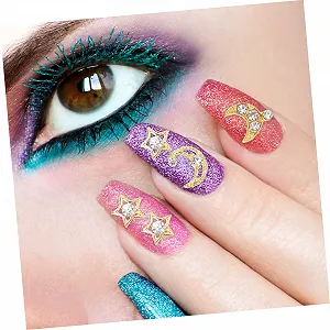 Набор украшений для ногтей Healeved, 90 шт., металлические украшения для ногтей, 3D подвески для ногтей, украшения для ногтей из страз, японские украшения для ногтей из цинкового сплава synthetic.ua - Фото 1