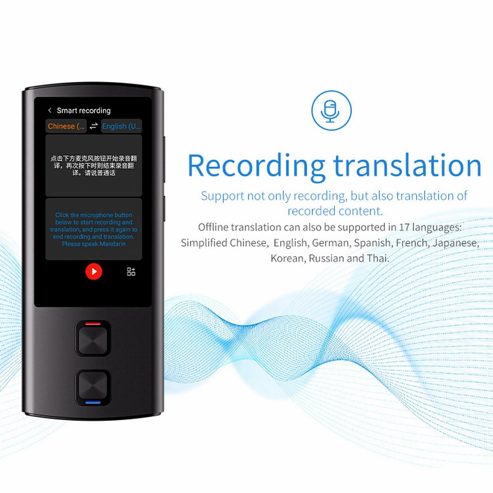 Пристрій для перекладу голосу VBESTLIFE, онлайн переклад 138 мовами, офлайн та фото переклад, фото №4 Пристрій для перекладу голосу VBESTLIFE, онлайн переклад 138 мовами, офлайн та фото переклад, фото №4