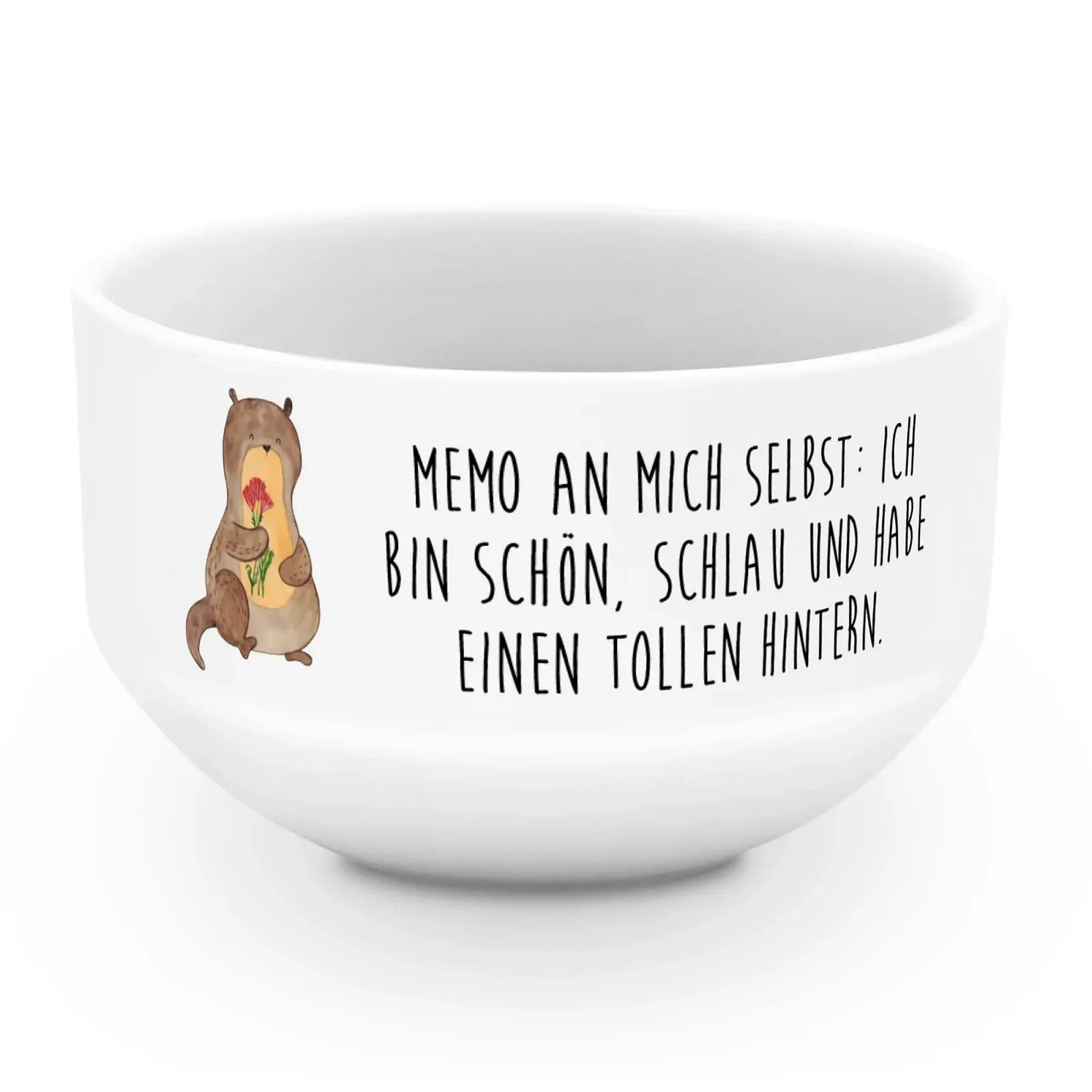 Миска для хлопьев Mr. & Mrs. Panda Букет из выдр Керамика, фото №1