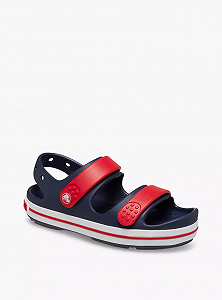 Сандалии CROCS Crocband Cruiser Sandal K Sdt 209423-4OT Tемно-синий/Varsity Red Размер C11 - Фото 1