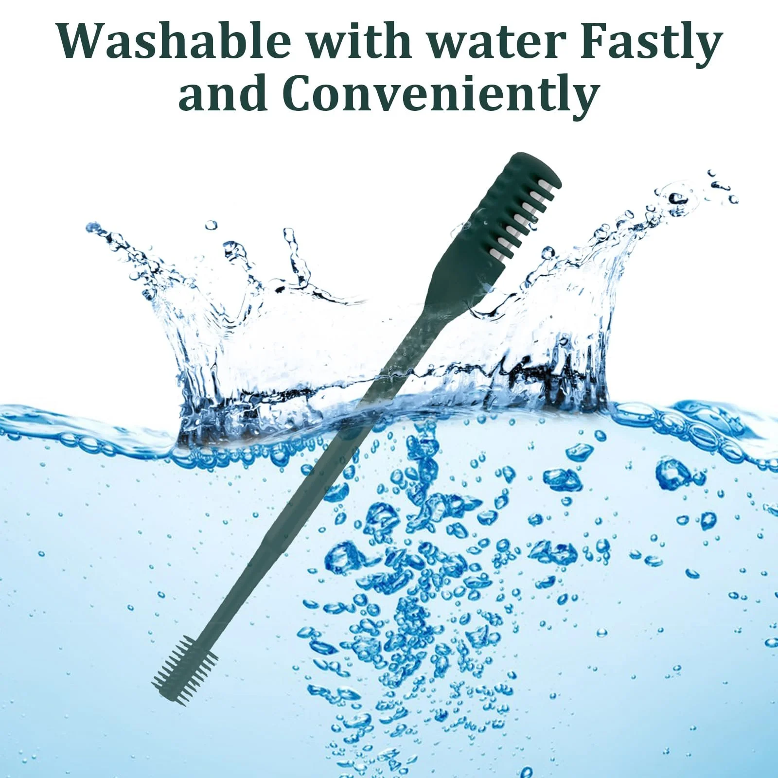 Триммер 3 х Двойной Нож Ручной Нос Волосы Ротационный 2-в-1 Темно-зеленый, фото №3