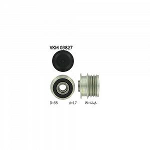 Шкив генератора с муфтой свободного хода SKF VKM 03827 для MERCEDES-BENZ - Фото 1